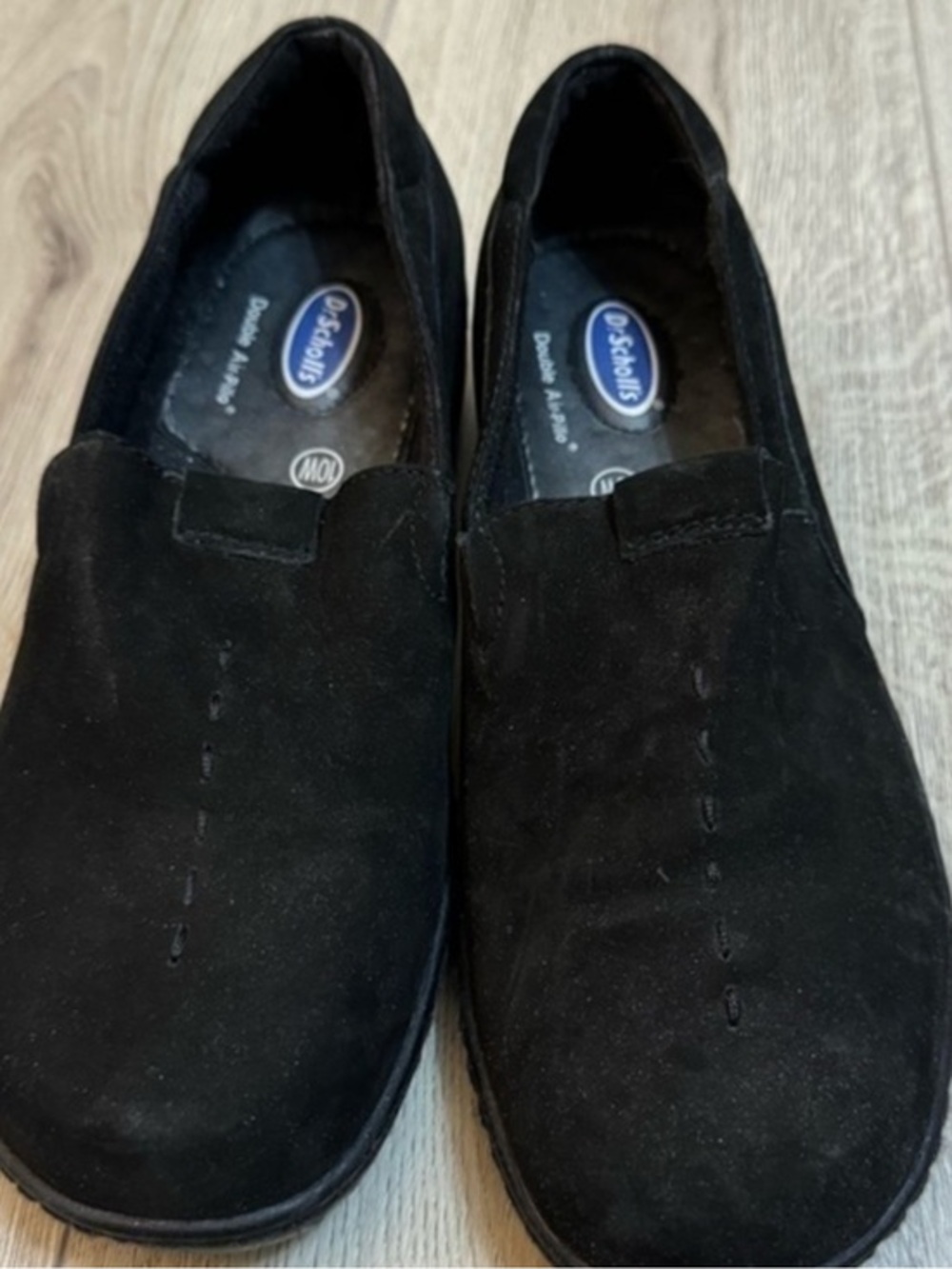 Dr. Scholl's Men's Black Suede Slip-On shoes sneakers